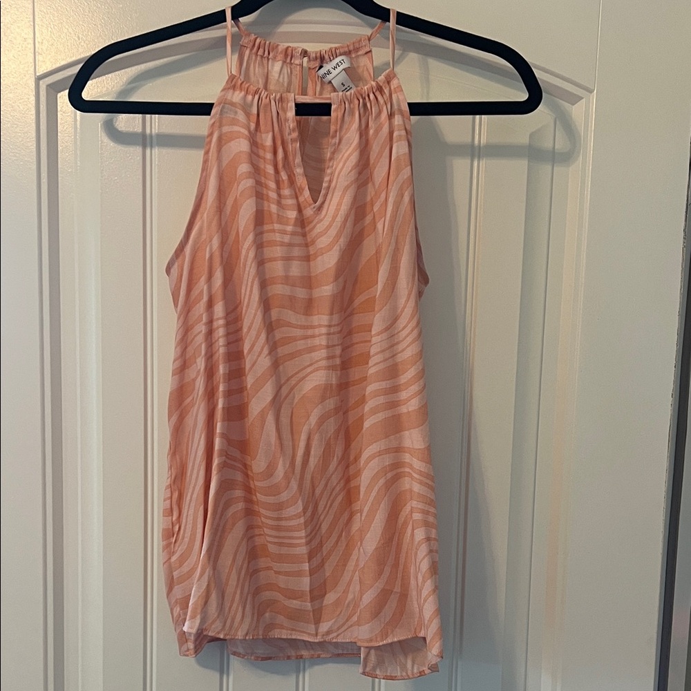 Nine West Coral Wavy Blouse